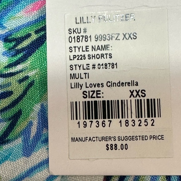 Disney- Cinderella -Lilly Pulitzer-Athletic Shorts- Girls/ Woman- Elastic waist- - Picture 11 of 11